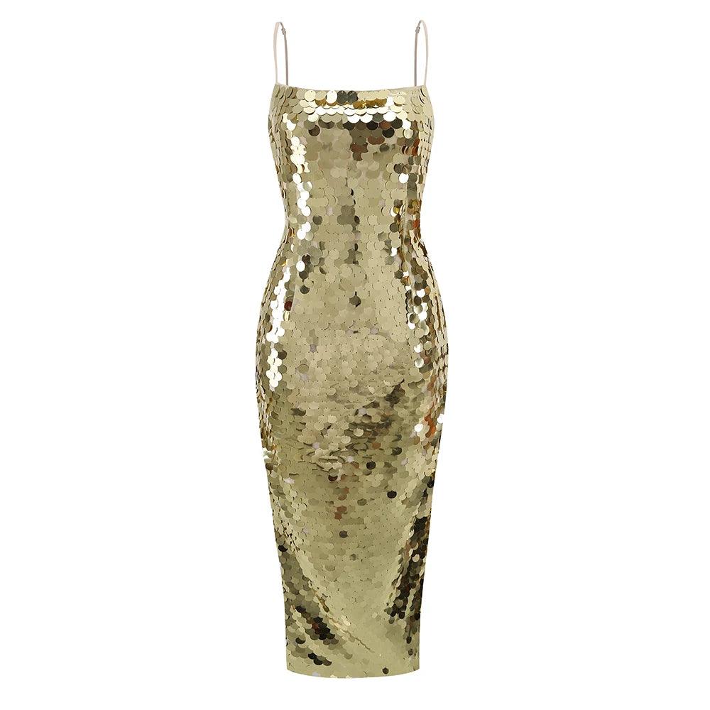 Endless City Sequin Midi Dress