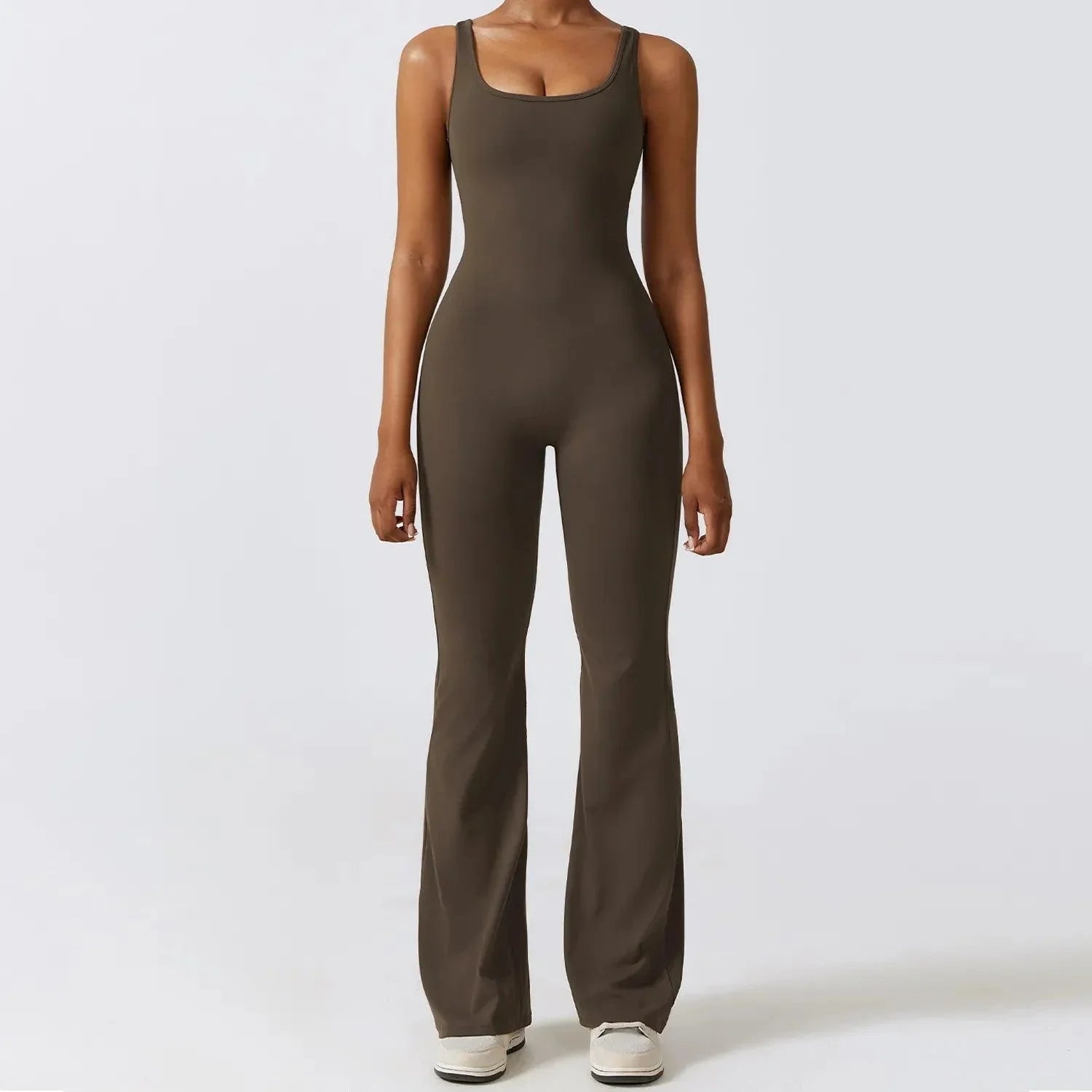 Amplify Sensuality Flare Scrunch Jumpsuit