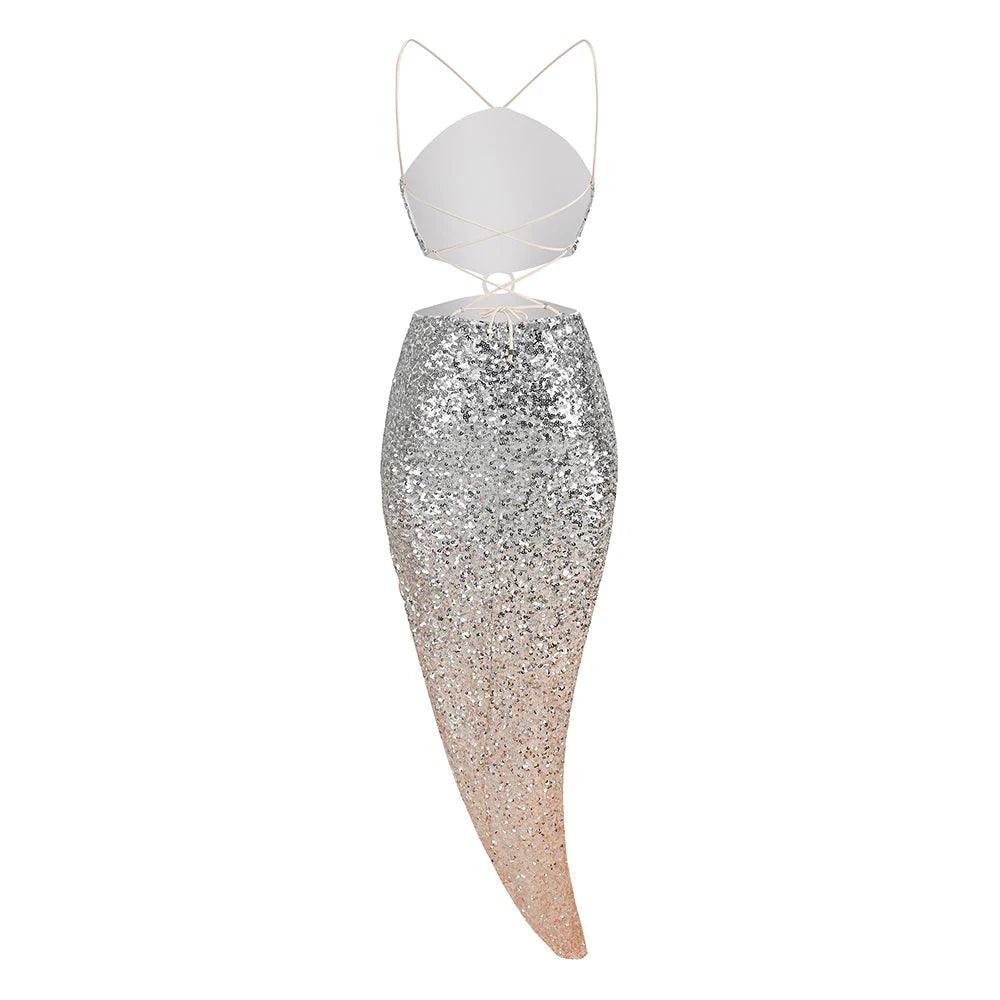 Desk To Bar Sequined Midi Dress