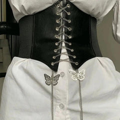 Free Soul Leather Chain Corset