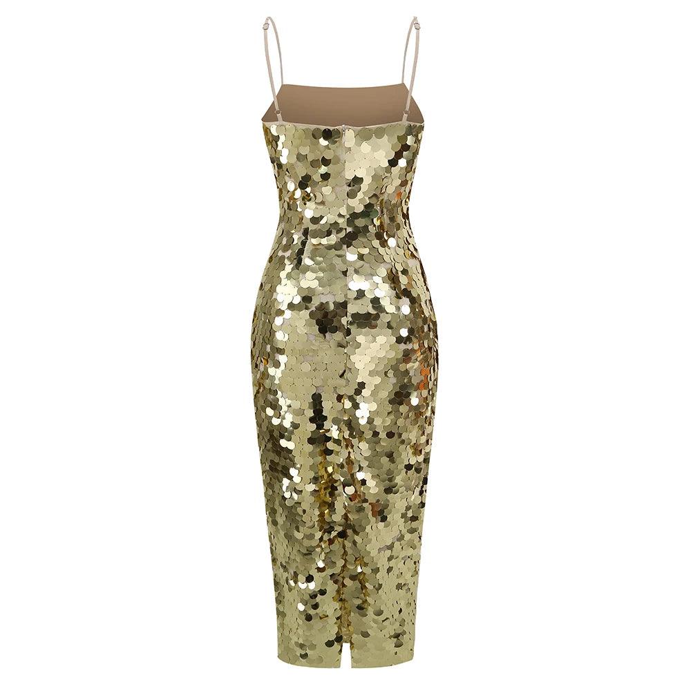 Endless City Sequin Midi Dress