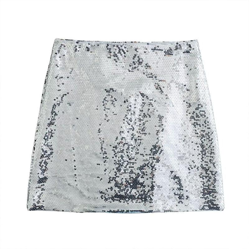 Fashion Icon Sequin Mini Skirt