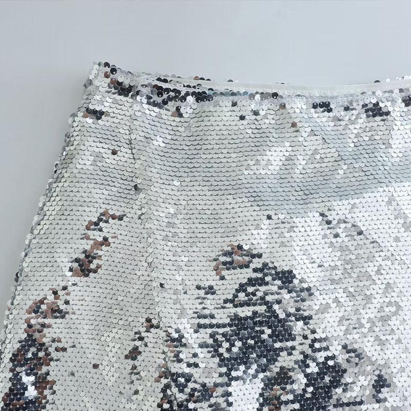 Fashion Icon Sequin Mini Skirt