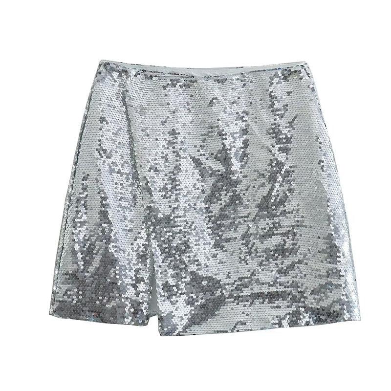 Fashion Icon Sequin Mini Skirt