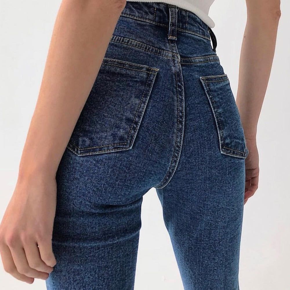 Winery Casual High Waist Jeans