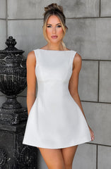 Aria Mini Dress - Ivory