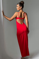 Athena Maxi Dress - Red