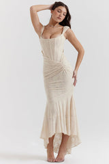 Celine Maxi Dress - Cream