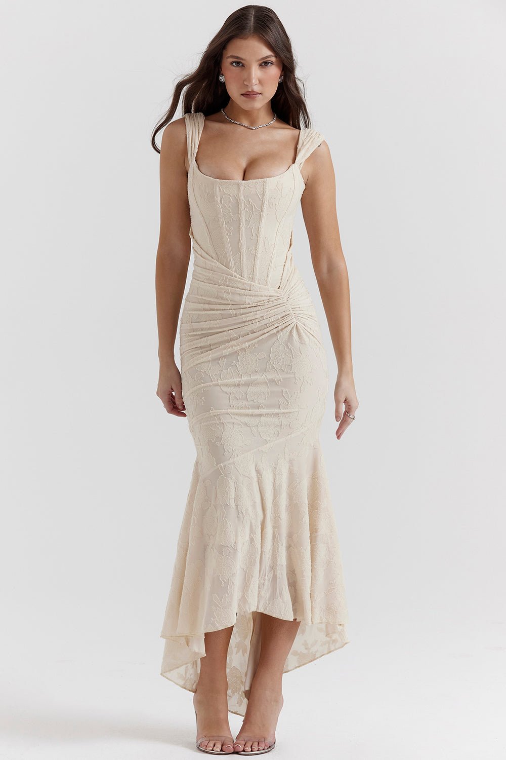 Celine Maxi Dress - Cream