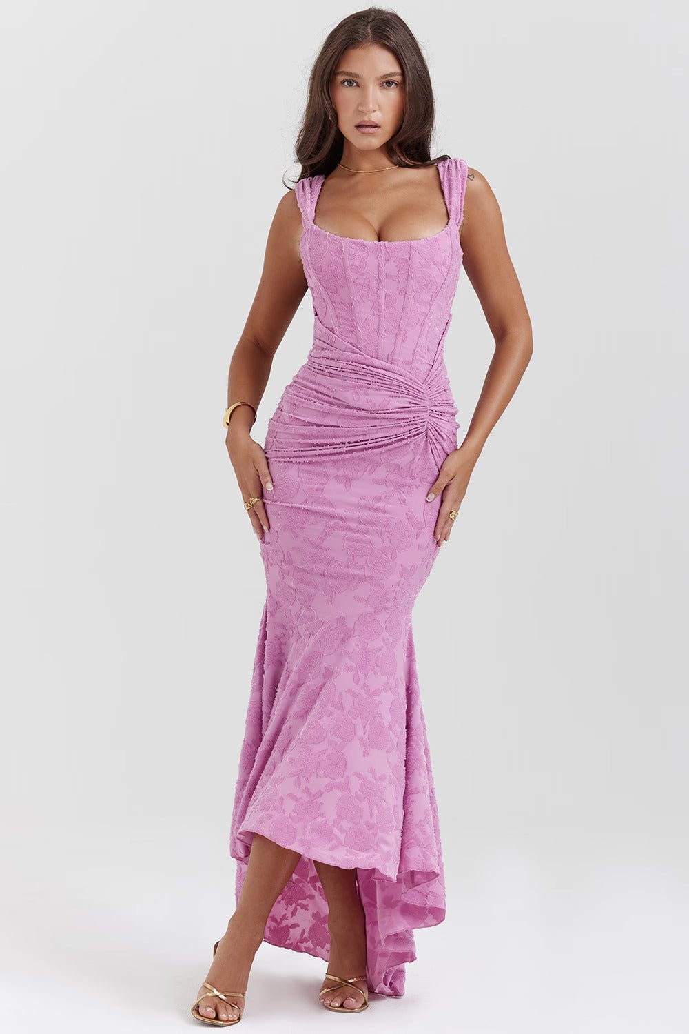 Celine Maxi Dress -Pink