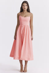 Courtney Corset Sundress - Pink