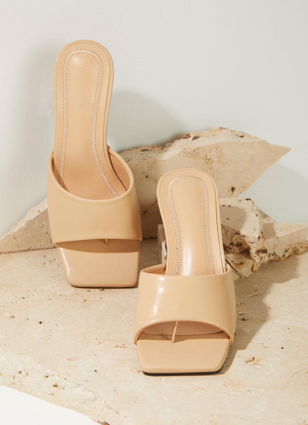 Daisy Mule Heel - Beige