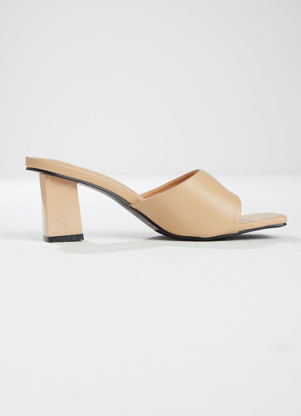 Daisy Mule Heel - Beige