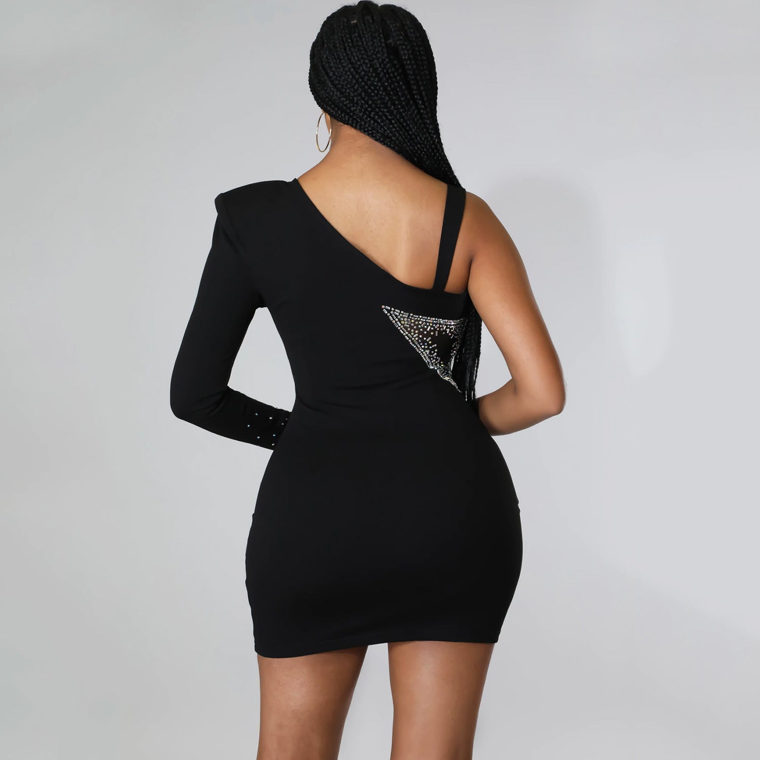 Destination Mesh Bandage Mini Dress