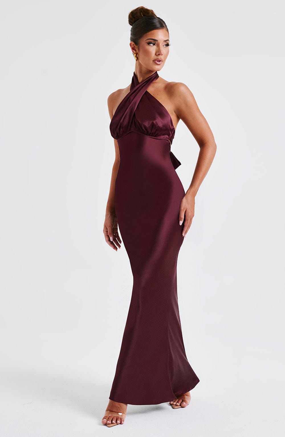 Diana Maxi Dress - Burgundy