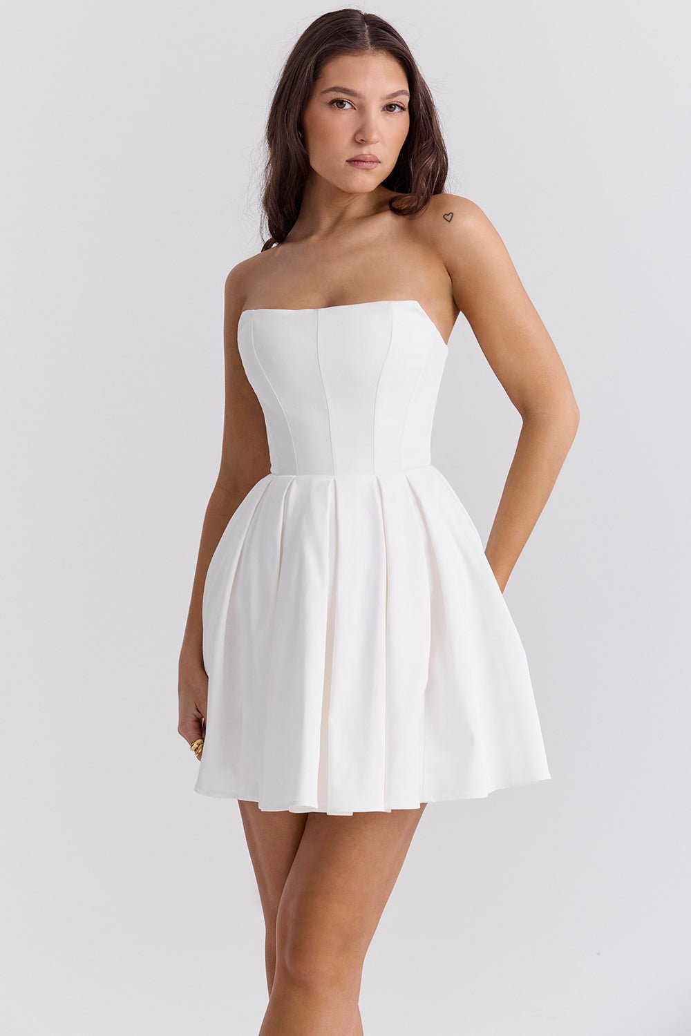 Evelina Mini Dress - Ivory