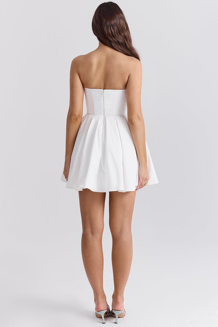 Evelina Mini Dress - Ivory