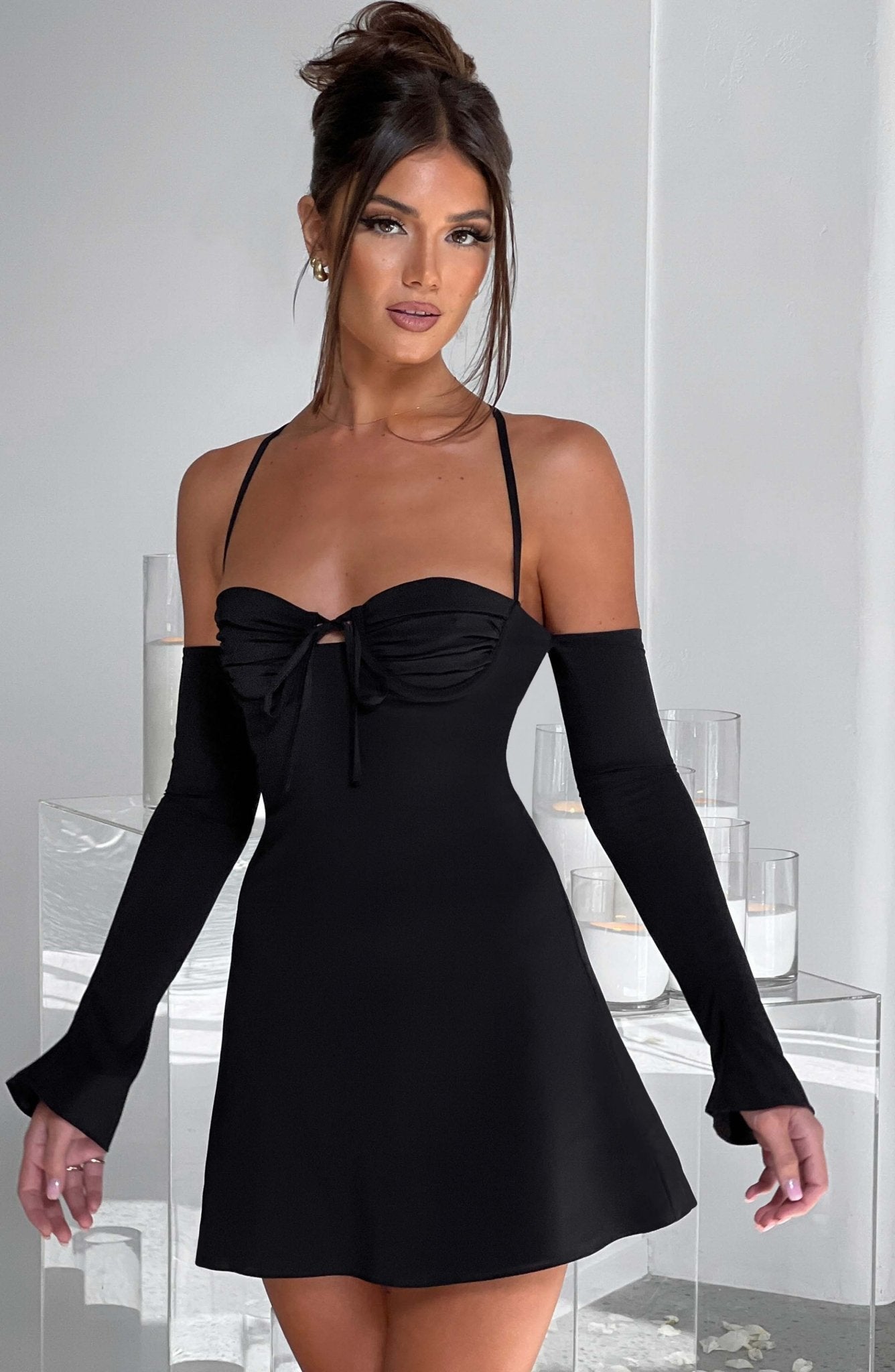 Fiona Mini Dress - Black