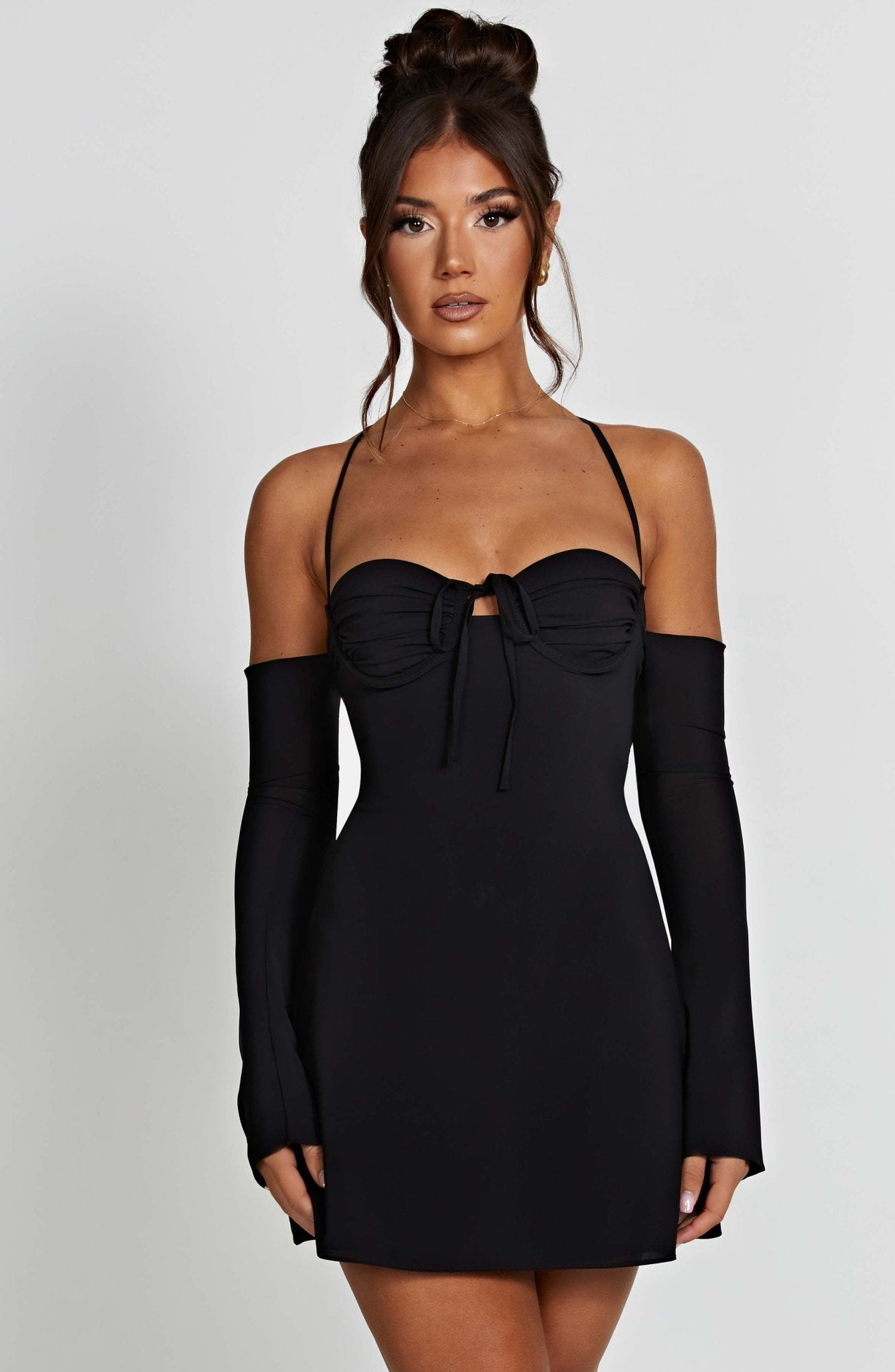 Fiona Mini Dress - Black