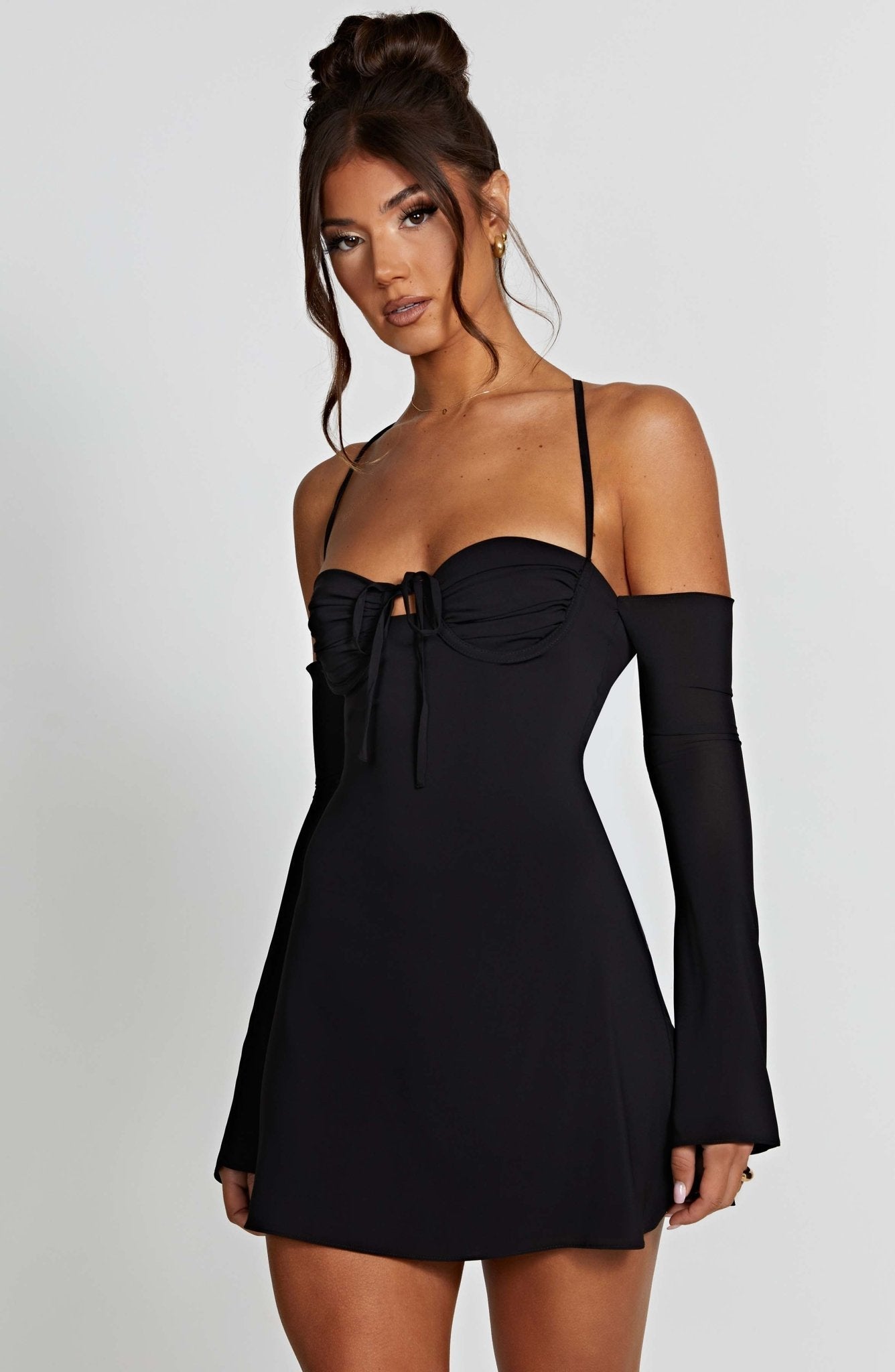 Fiona Mini Dress - Black