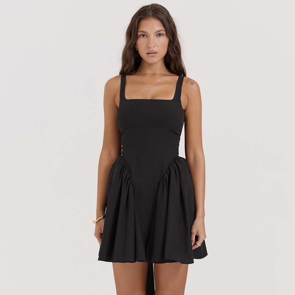 Love's Delight Oversized Bow Mini Dress