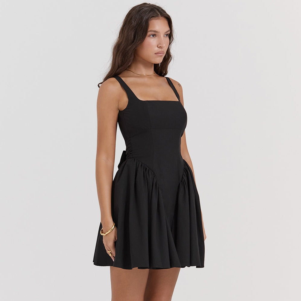 Love's Delight Oversized Bow Mini Dress