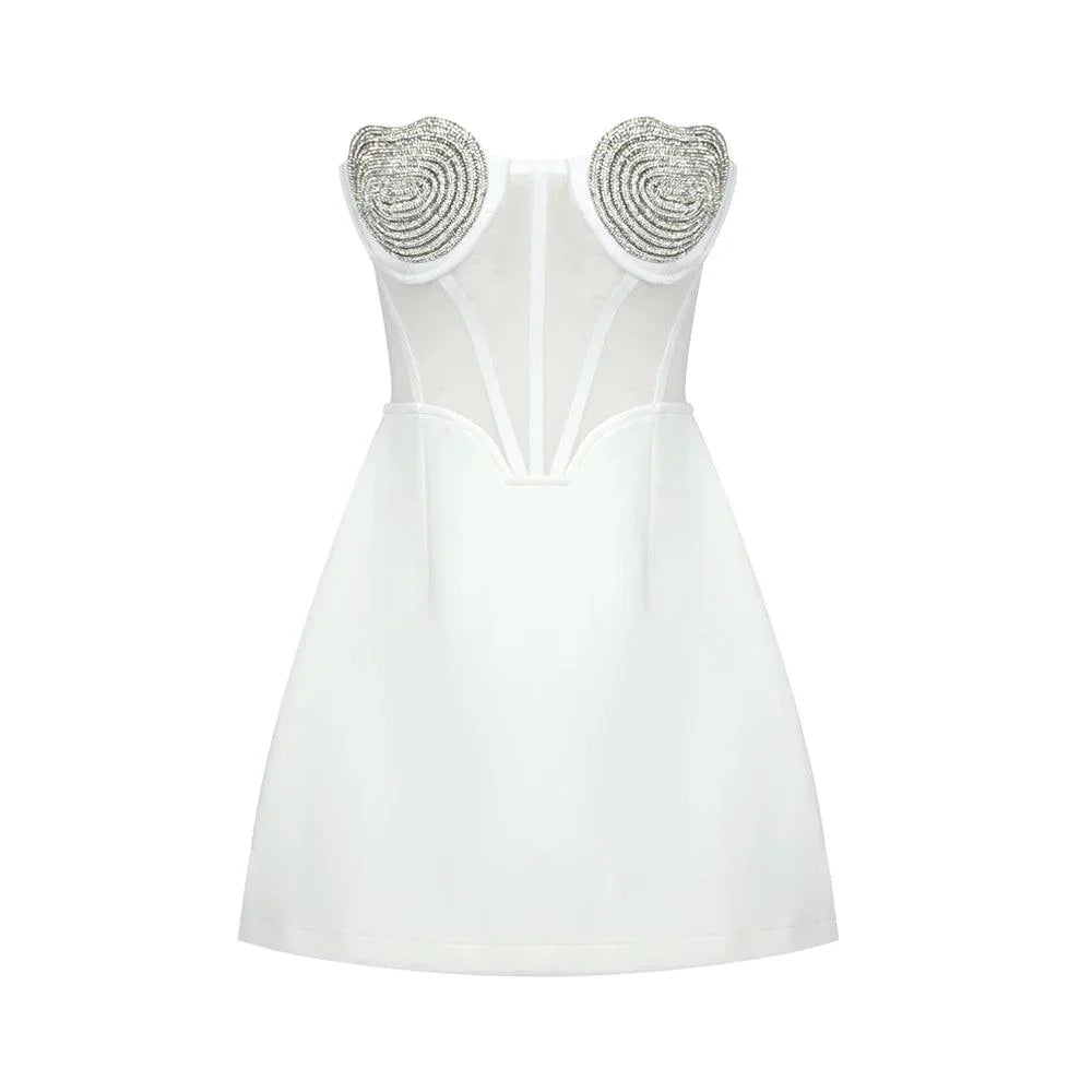 Eden Diamond Bustier Mini Dress