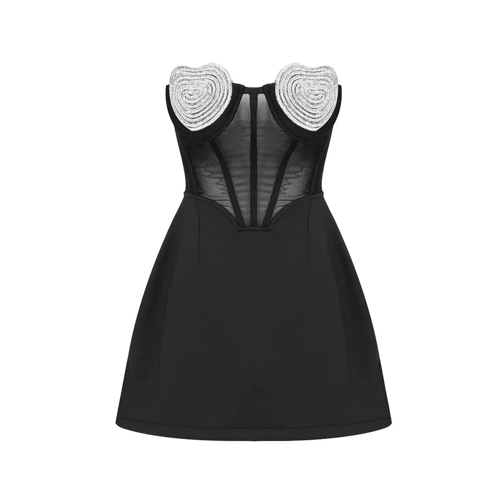 Eden Diamond Bustier Mini Dress