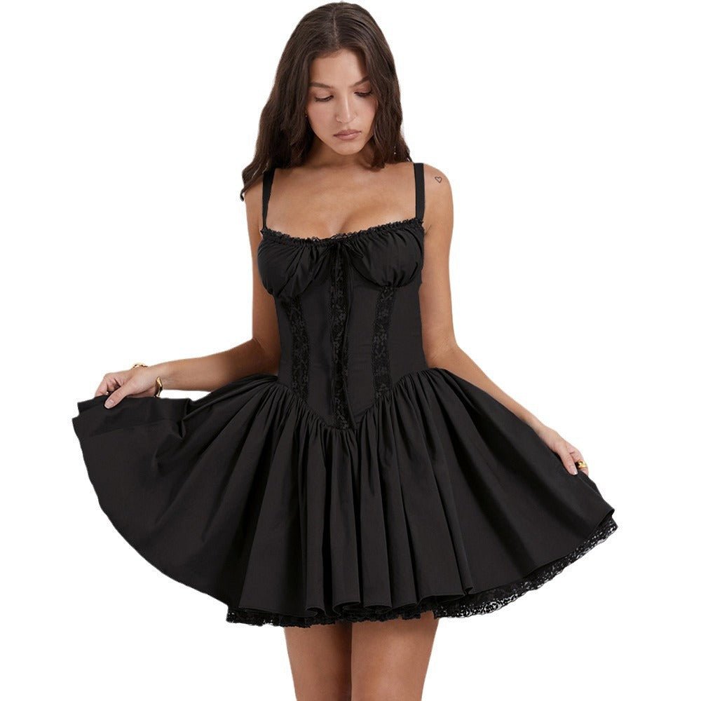 Jasmine Mini Dress - Black