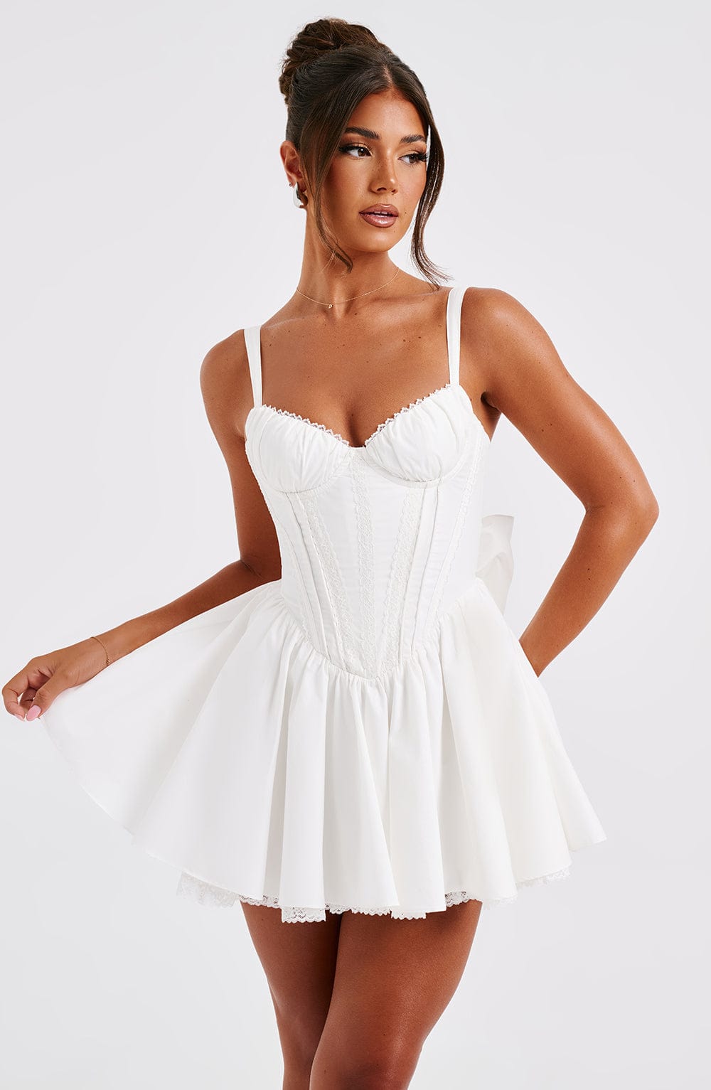 Josie Mini Dress - White