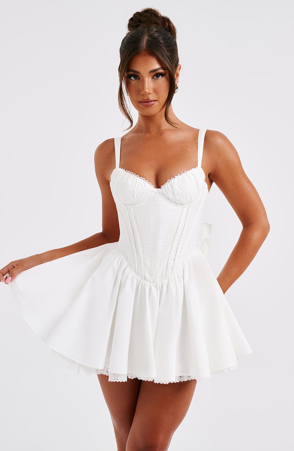 Josie Mini Dress - White