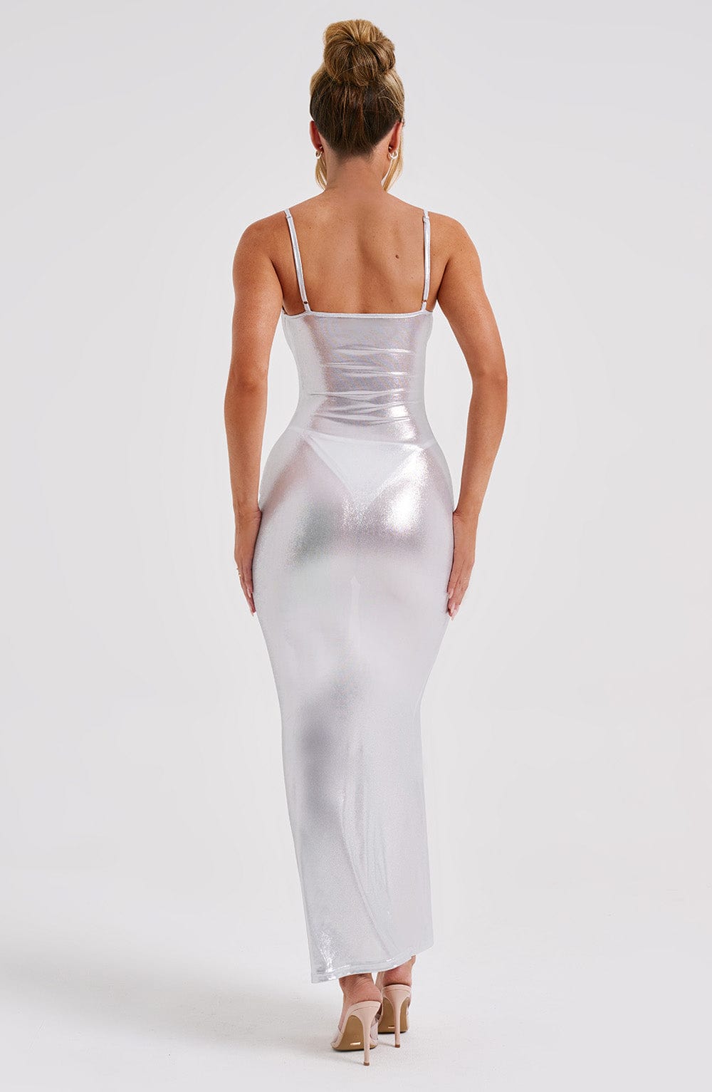 Kyrali Maxi Dress - Silver