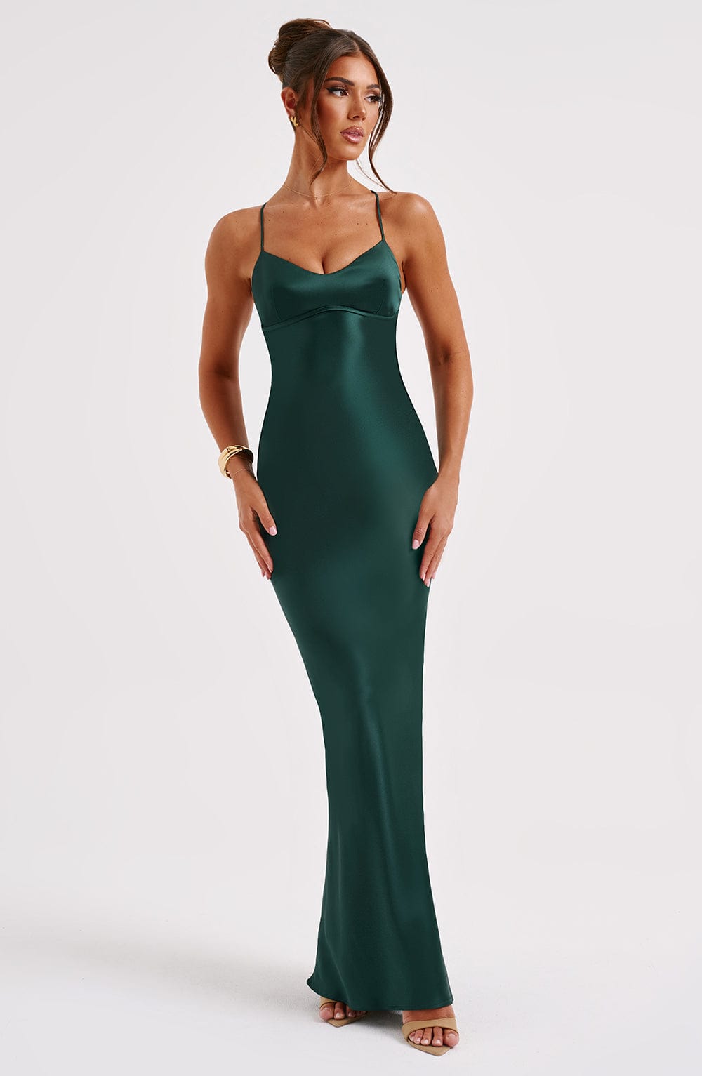 Layla Maxi Dress - Emerald