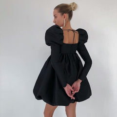 Reset Refresh Puff Sleeve Mini Dress