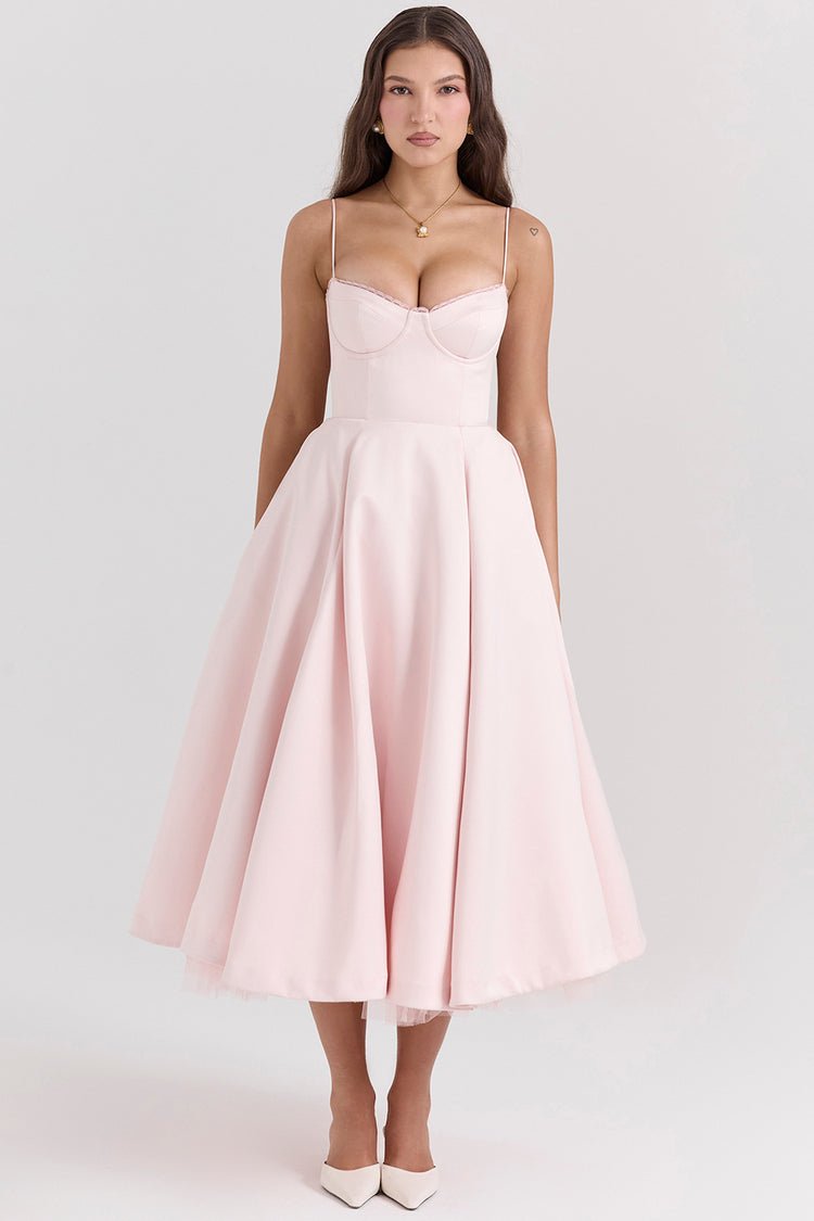 Madeline Midi Dress - Pink