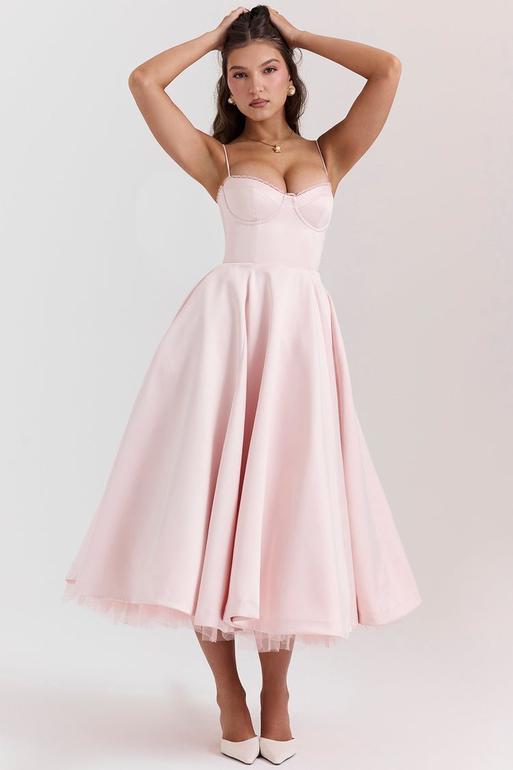 Madeline Midi Dress - Pink