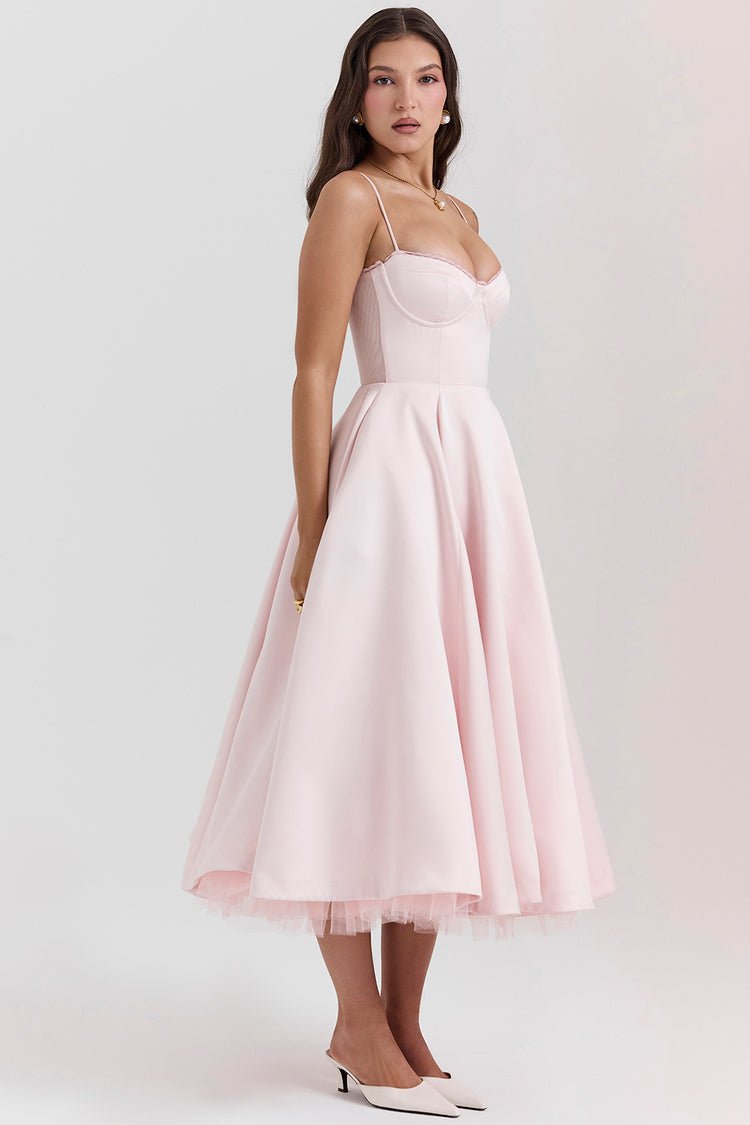 Madeline Midi Dress - Pink