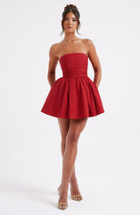 Melinda Mini Dress - Red