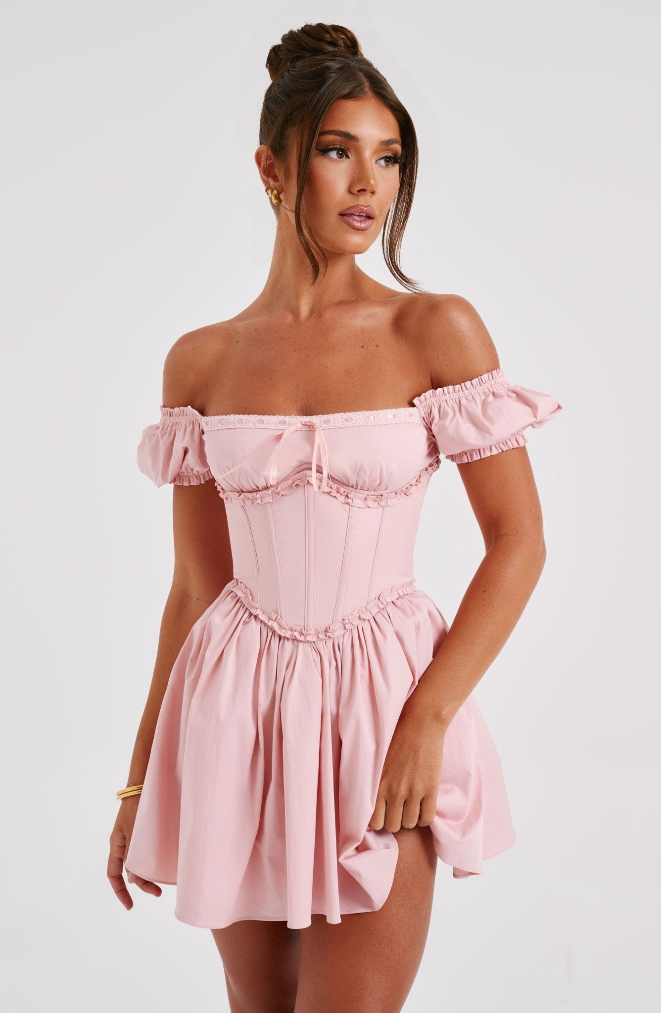 Phoebe Mini Dress - Blush