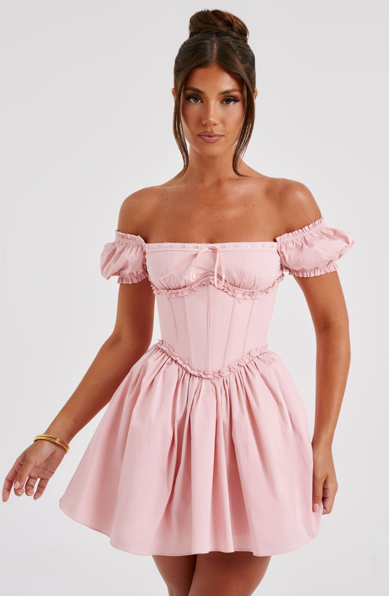 Phoebe Mini Dress - Blush