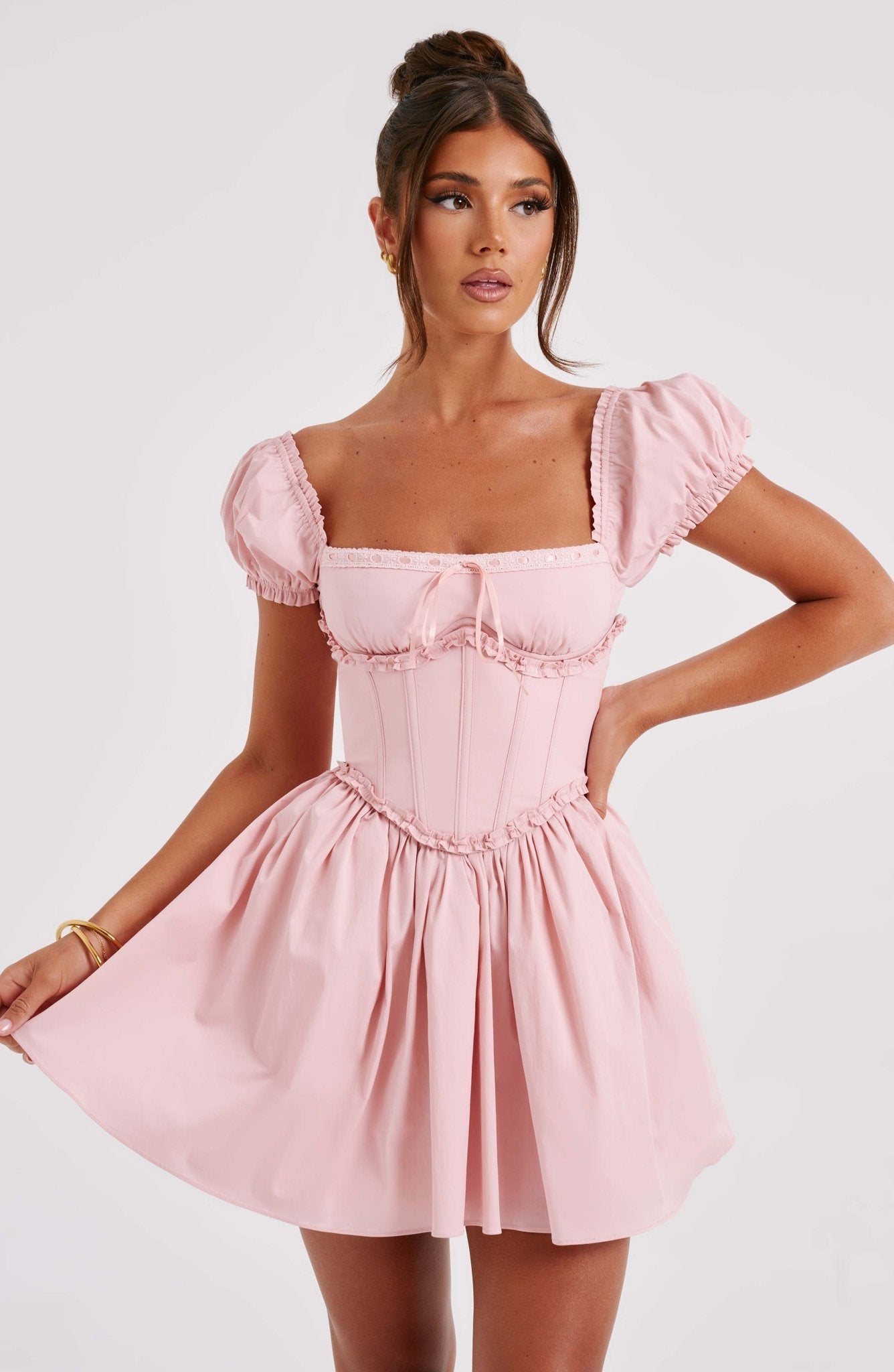 Phoebe Mini Dress - Blush