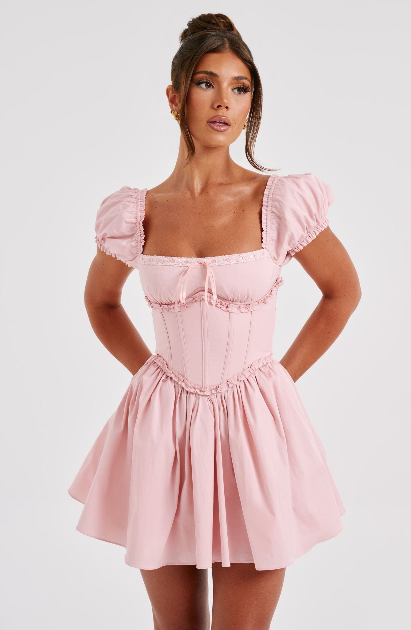 Phoebe Mini Dress - Blush