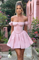 Phoebe Mini Dress - Blush