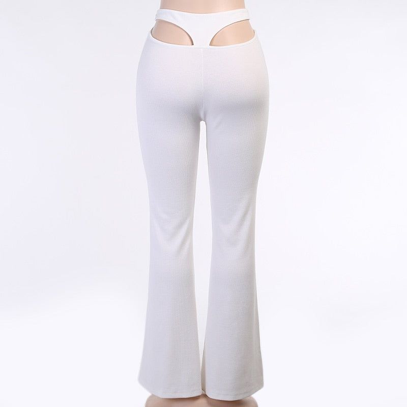 Sweet Beauty High Waisted Cut Out Pants