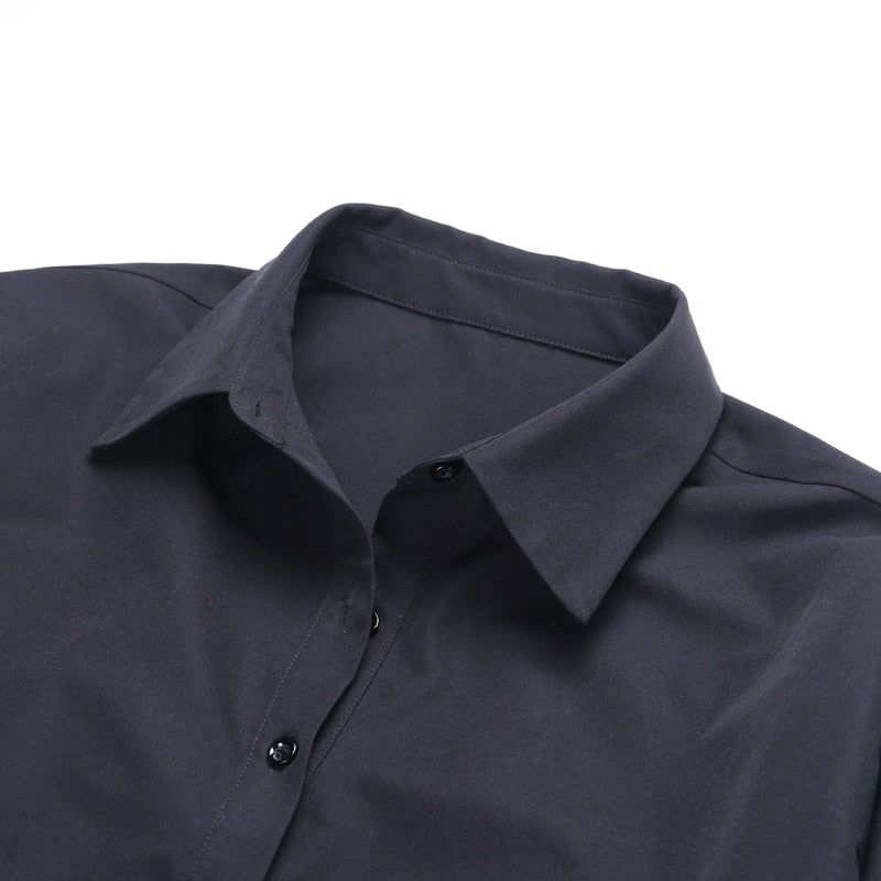 Summer Vacays Lantern Sleeve Casual Shirt