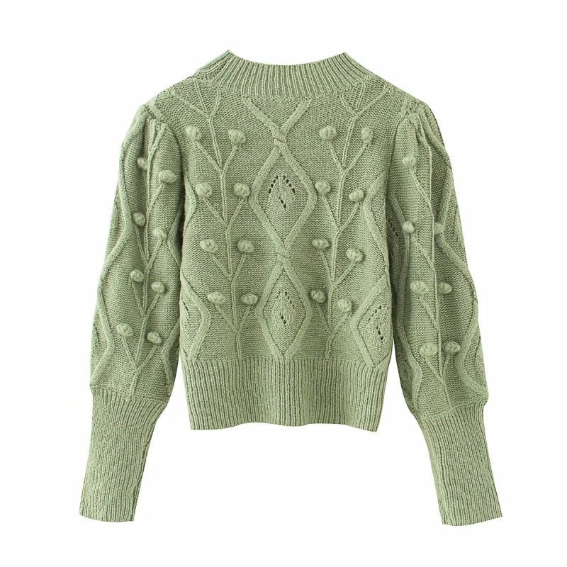 Social Status Vintage Casual Turtleneck Sweater