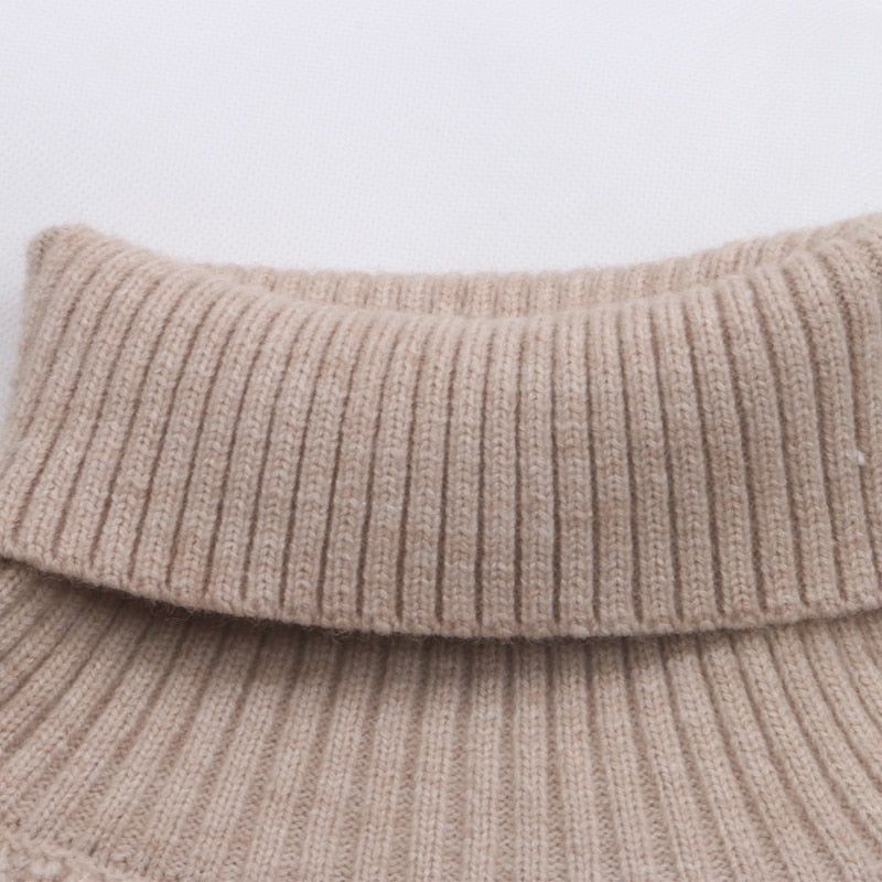 Vlogger Turtleneck Knitted Sweater