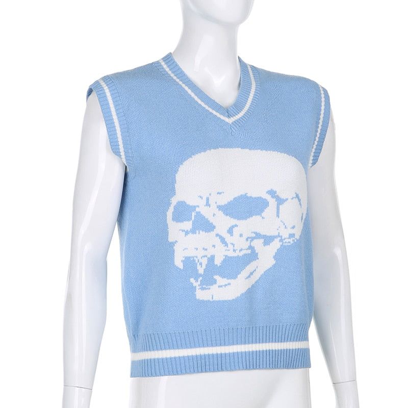 Era Skull Print Vest