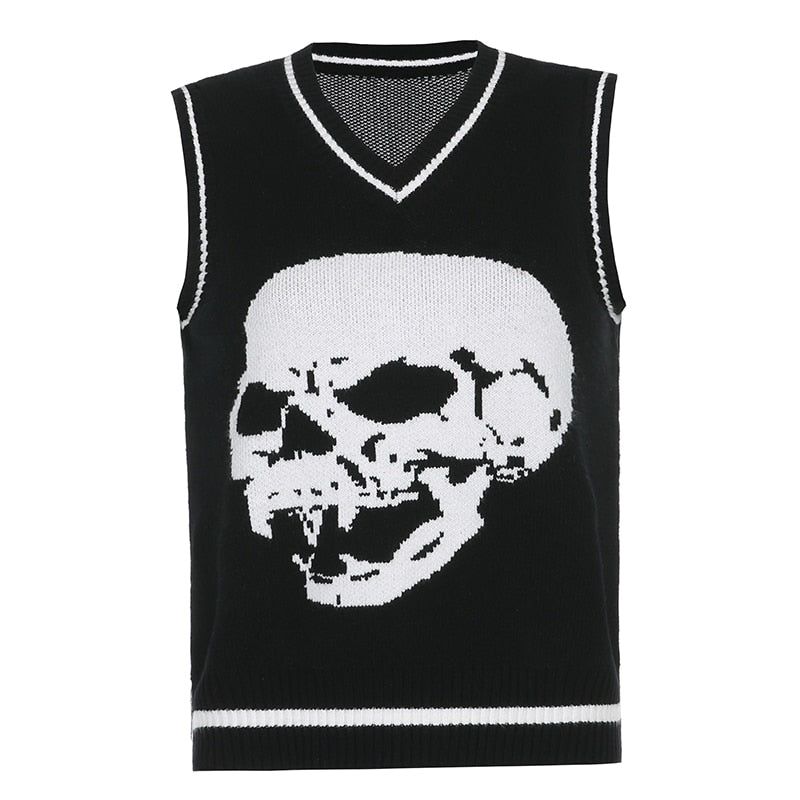 Era Skull Print Vest