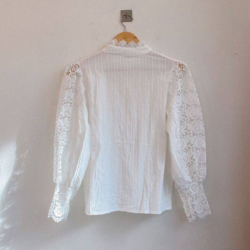 Soul Mates Forever Lace Long Sleeve Blouse